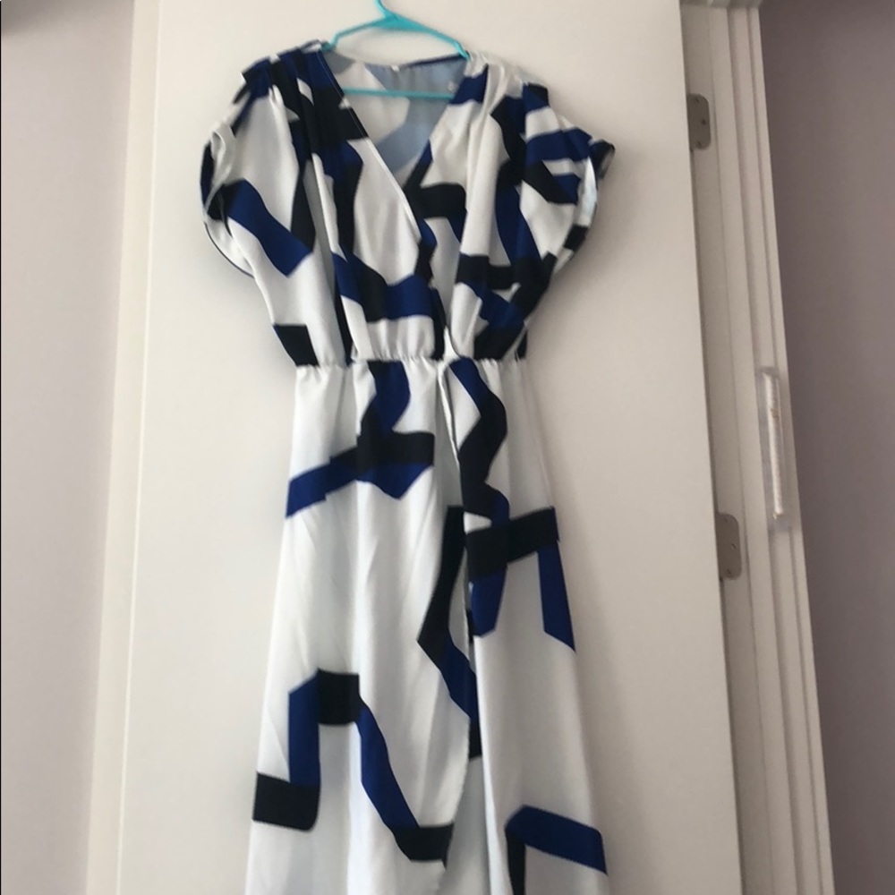 Boho shirt sleeve flair dress